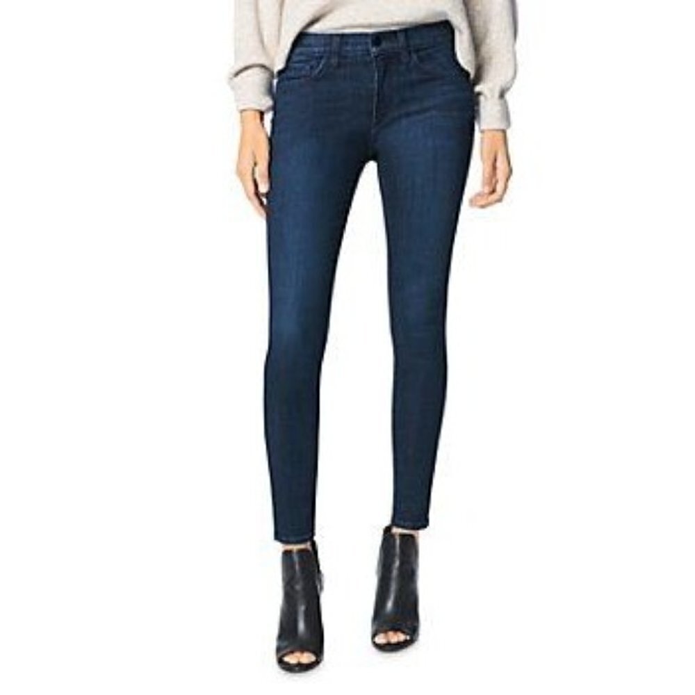 Joe's Jeans Dark‎ Wash The Skinny Mid Rise Skinny Jeans 25